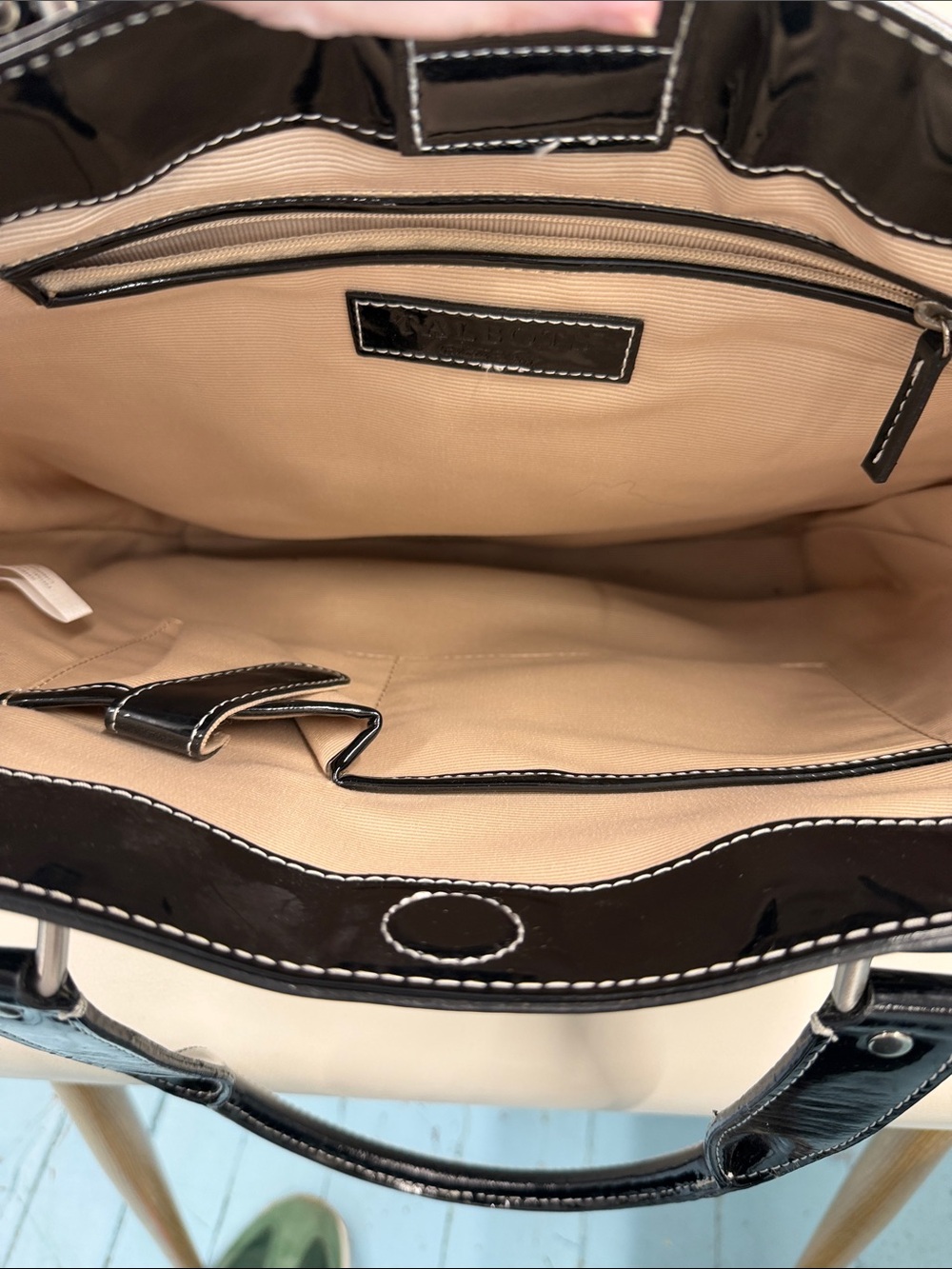 Talbots Animal Print Tote Bag. New - Picture 3 of 4